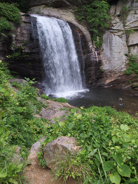 Looking Glass Falls Pisgah Forest. 